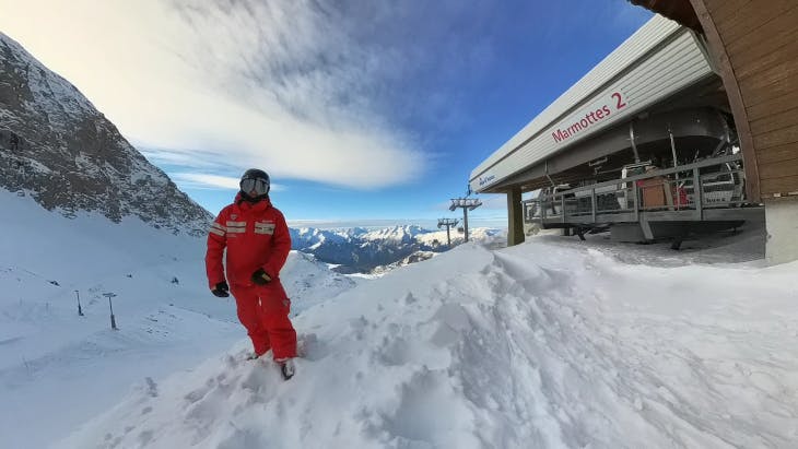 Skiing at Alpe D'Huez