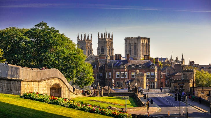 'The most beautiful walk in England' on York's ancient city walls